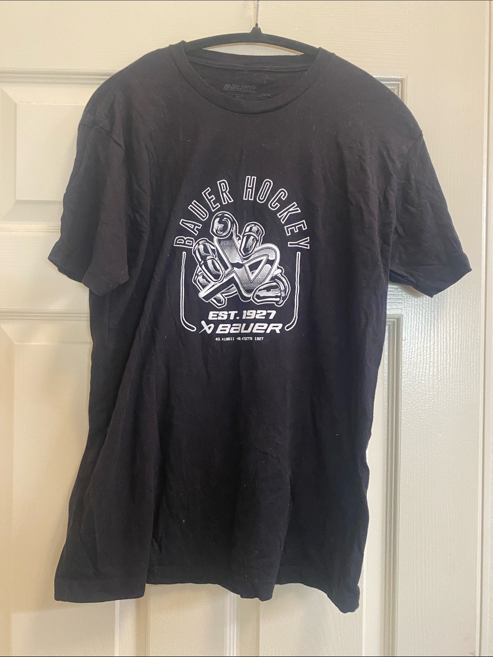 Bauer Black Short Sleeve Hockey Graphic Tee